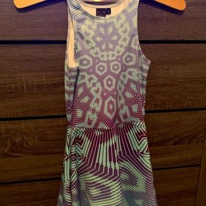 Lycra stretchy skater dress